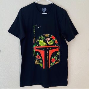 Star Wars tropical Boba Fett shirt Medium